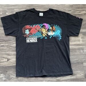 Jimi Hendrix Tour Retro Vintage Shirt Grunge Indie Festival 70's Music Merch XL